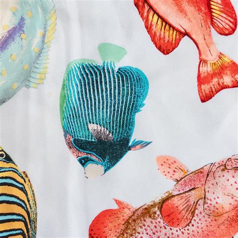 gucci fish print scarf